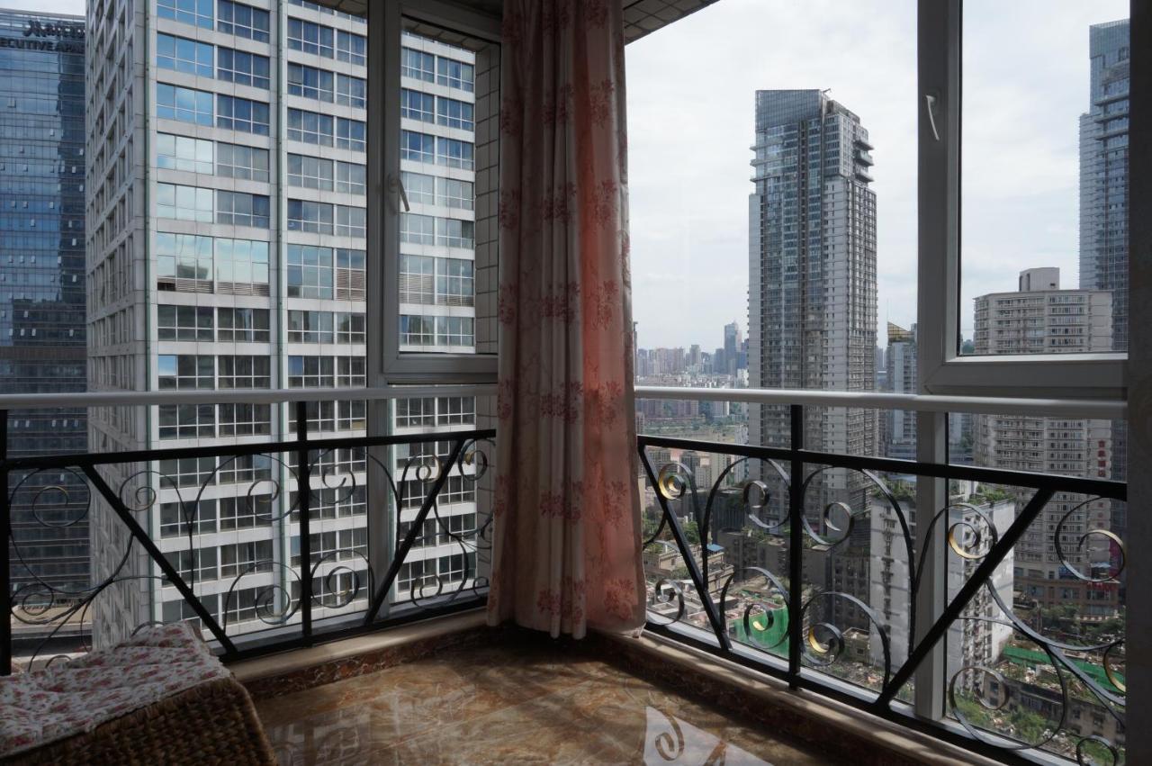 Xiao Yu Residential Apartment Near Jiefangbei And Hongya Cave Чунцін Екстер'єр фото