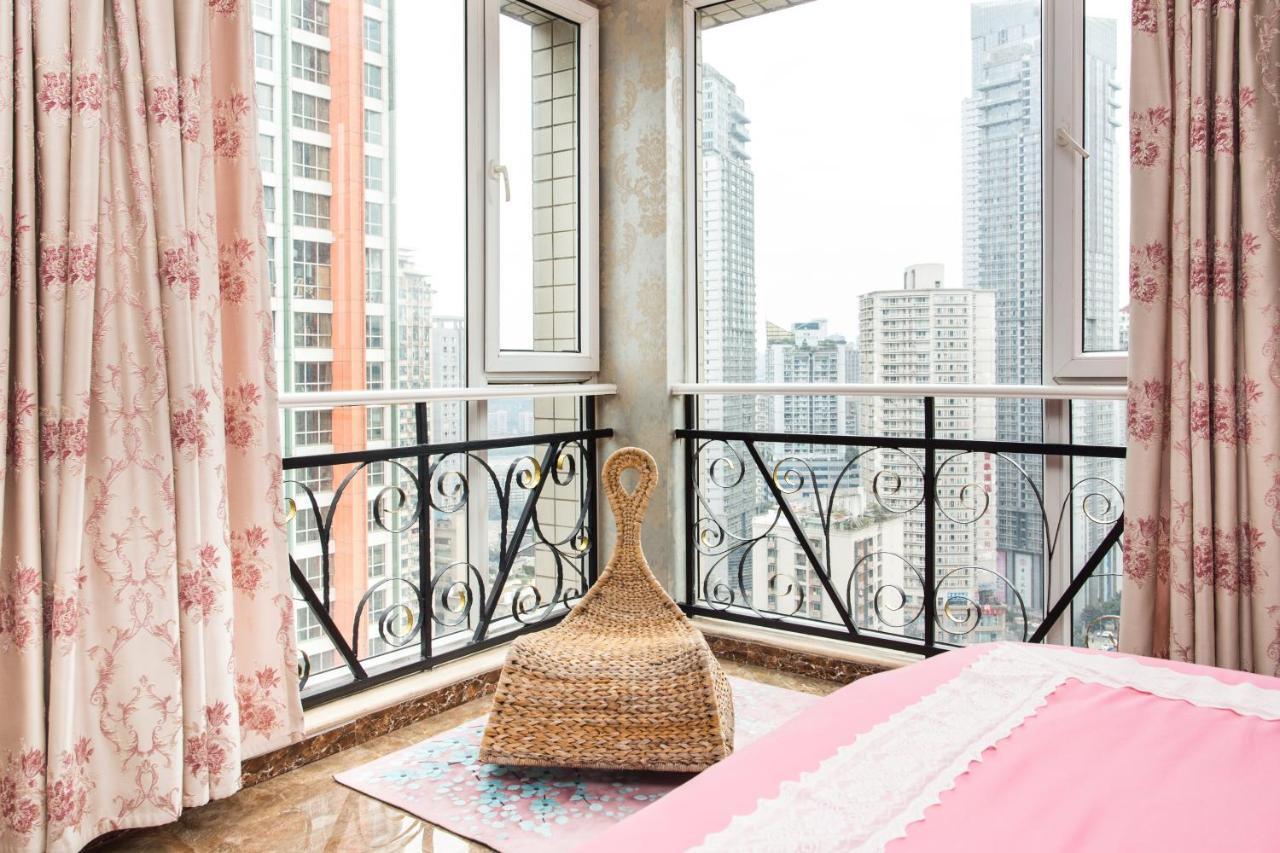 Xiao Yu Residential Apartment Near Jiefangbei And Hongya Cave Чунцін Екстер'єр фото